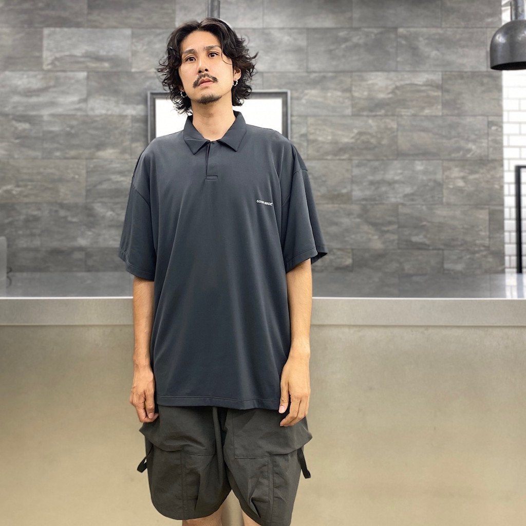 「GNV-07」柔光箱 Polo 衫 #Asphalt [GOOPi-22SS-JUN-01]