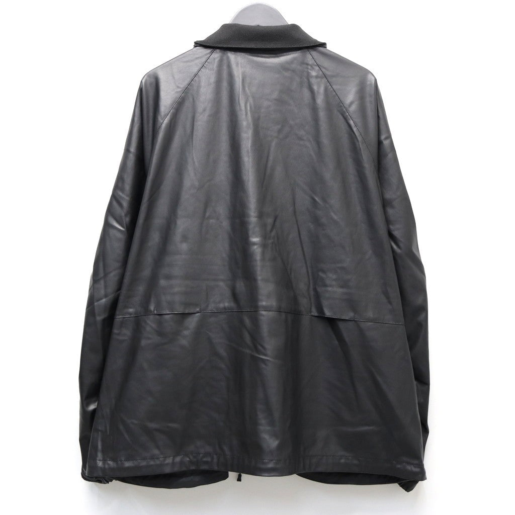 TECH SYNTHETIC SKIN WINDBREAKER JACKET #BLACK [BJ-40025W]
