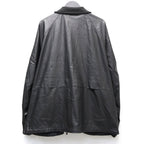 TECH SYNTHETIC SKIN WINDBREAKER JACKET #BLACK [BJ-40025W]
