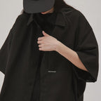 「GNV-S1」 SOFTBOX Oversized Strap Shirt #SHADOW [GOOPI-24SS-APR-03]