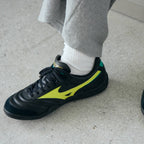MORELIA LS #BLACK / GREEN / YELLOW [D1GA260A]