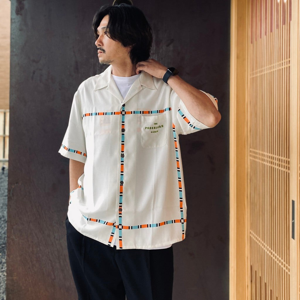 THE PHOENICIAN SCHEME | S/S HAWAIIAN SHIRT ( TYPE-1 ) #WHITE [TPS-WM-HI01]