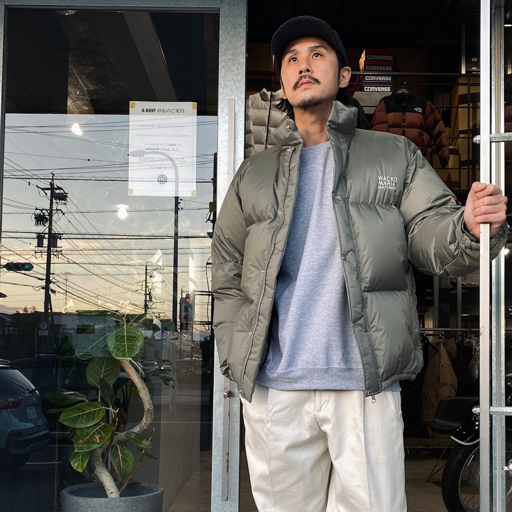 NANGA | DOWN JACKET #GRAYGREEN [23FW-WMO-NA04]