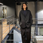 TECH LOOSE 2B JACKET POLISAGE #BLACK [BJ-57024W]