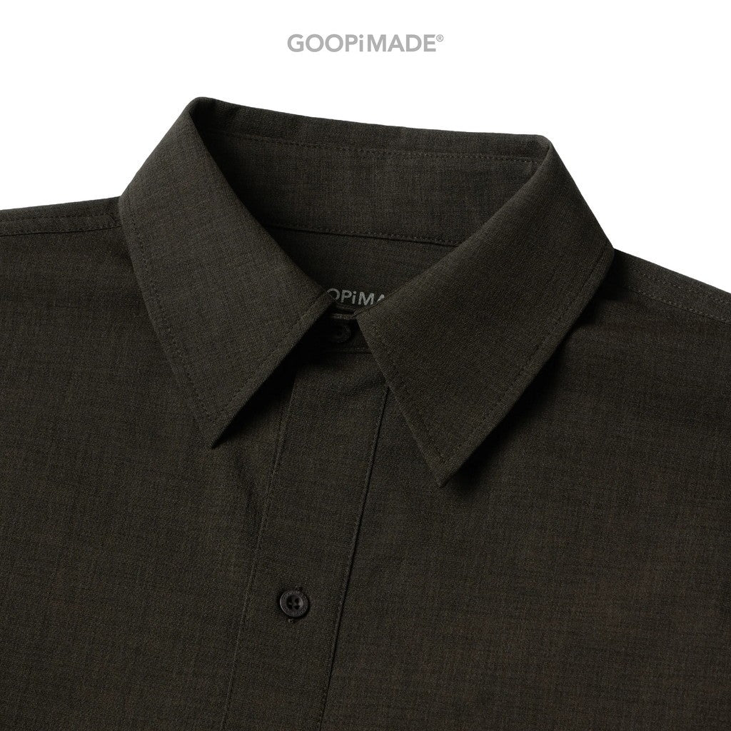 EVD Basic Pocket L/S Shirt #Brown [GOOPI-26AW-SEP-01]