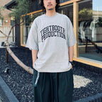 COLLEGE S/S T-SHIRT #Grey [SU25-T06]