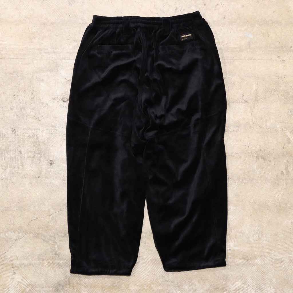 VELOUR BALLOON PANTS #BLACK [FW24-B07]