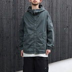 MICRO-REPS HOODED LENS JACKET #BLACK 999 [20CMOW075A]
