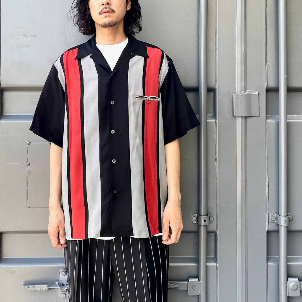 SWITCHING SHIRT S/S -TYPE 2- #BLACK [24SS-WMS-OC14]