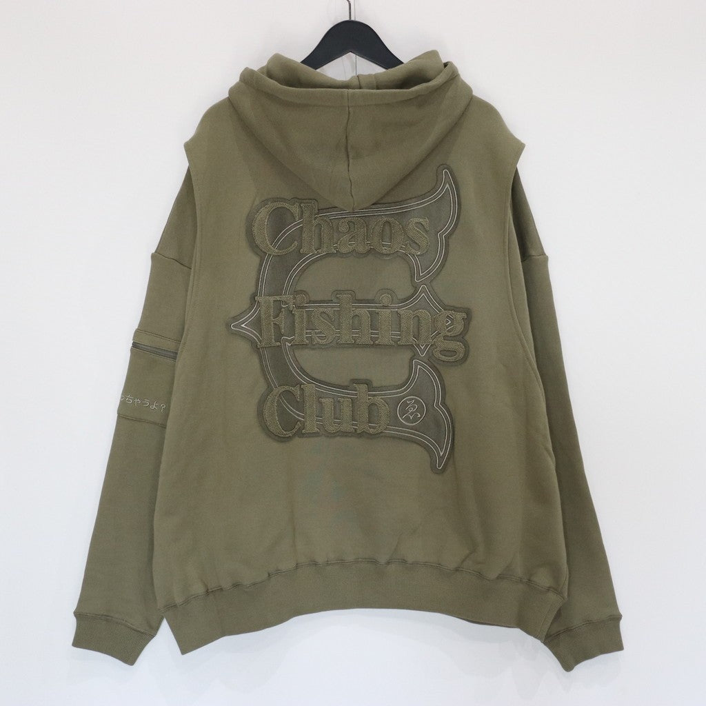 Chaos Fishing Club | 晚間咬鉤連帽衫 #橄欖綠 [25SS-CFC05]