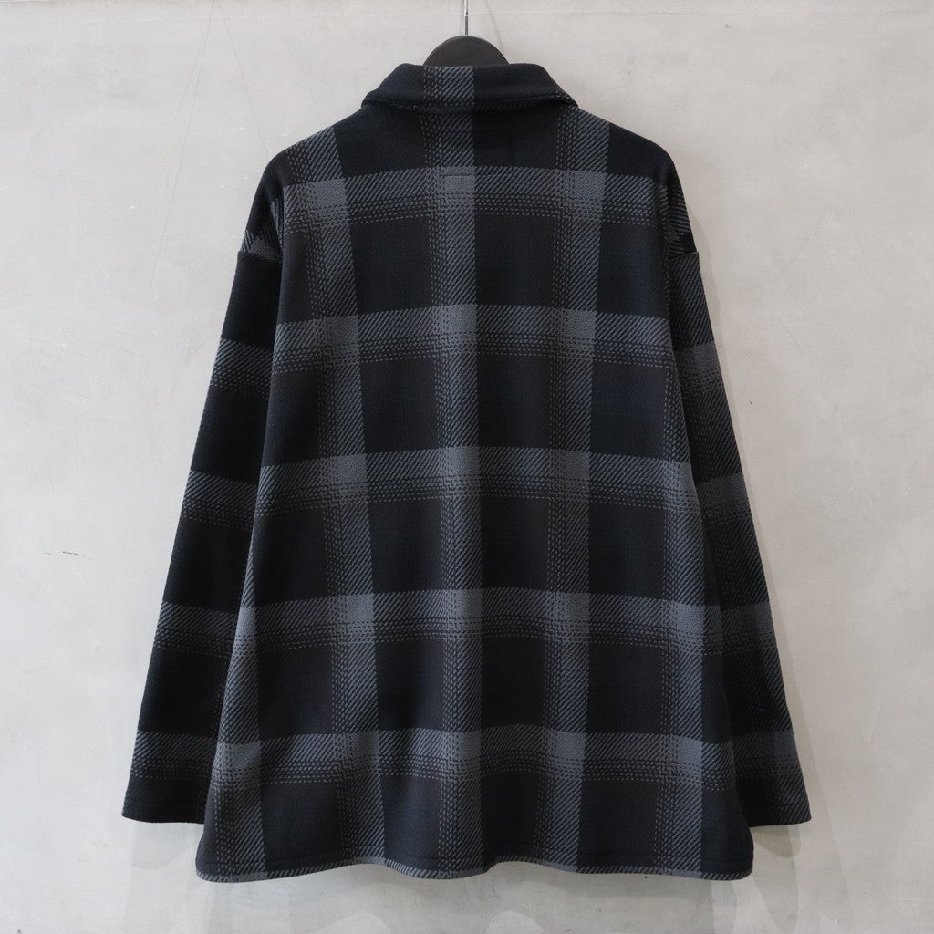 FLEECE SHIRT ( TYPE-1 ) #CHARCOAL [24FW-WMO-BL24]