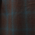 PENDLETON | WOOL OMBRE CHECK OPEN COLLAR SHIRT L/S ( TYPE-3 ) #BROWN-BLUE [25FW-WMS-PE03]