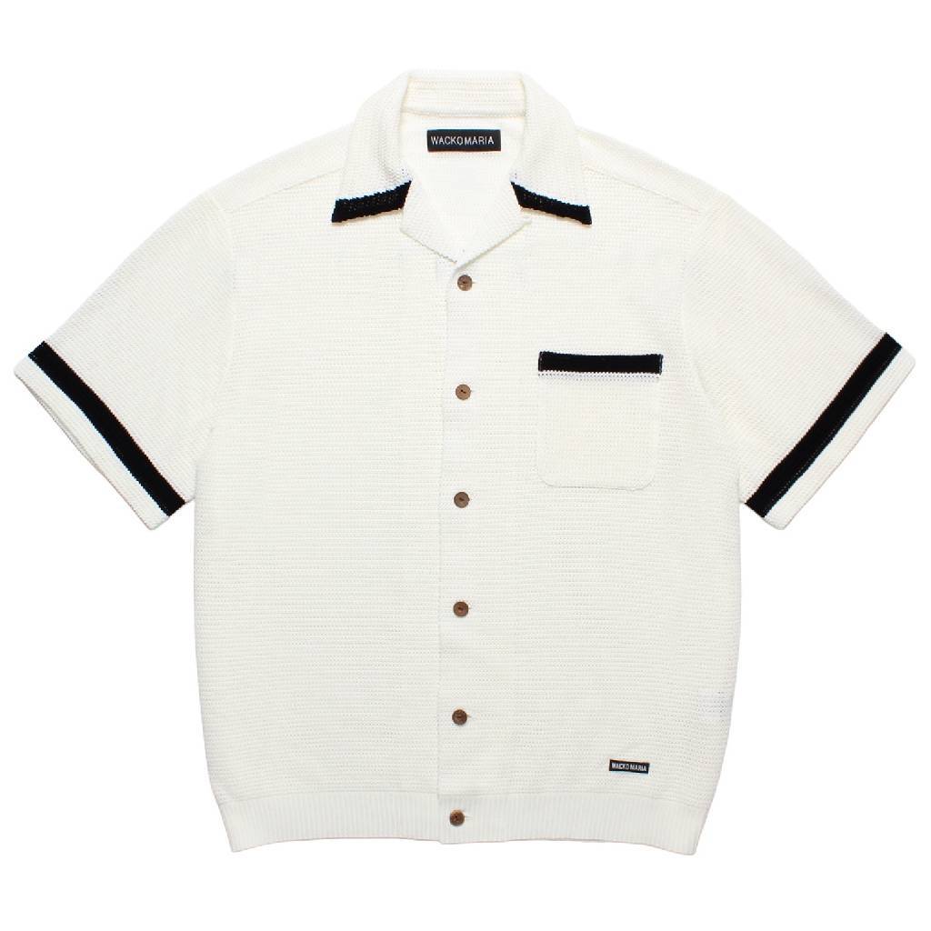 KNIT SHIRT ( TYPE-2 ) #WHITE [26SS-WMK-KN02]