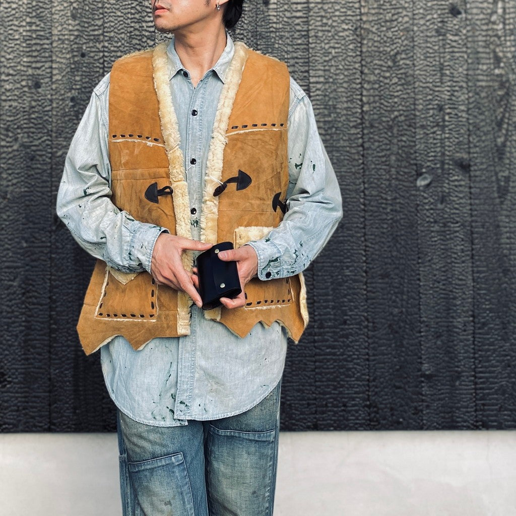 IGLLO MOUTON VEST #CAMEL [RV2601701]