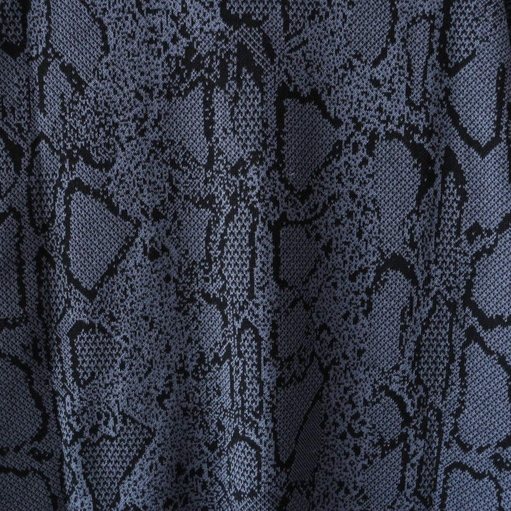 PYTHON KNIT POLO SHIRT #NAVY [24SS-WMK-KN11]