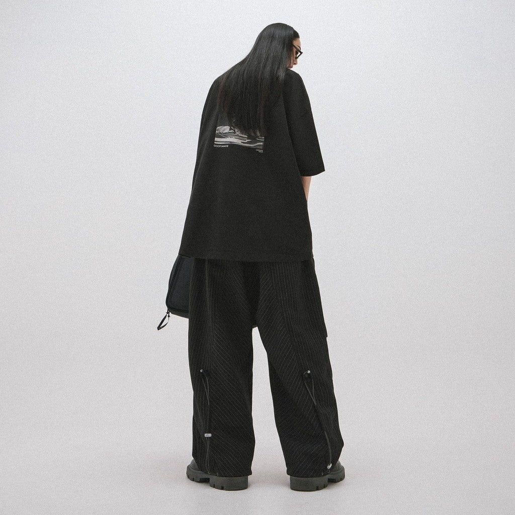 "TR-P01" SOFTBOX 條紋褲 #SHADOW [GOOPI-24SS-AUG-02]