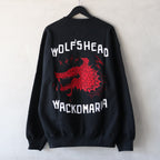 WOLF'S HEAD | HEAVY WEIGHT CREW NECK SWEAT SHIRT #BLACK [WOLFSHEAD-WM-SS01]