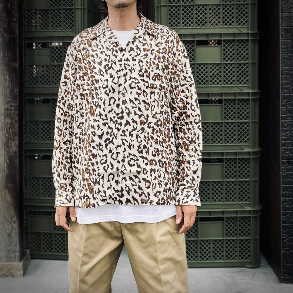 夏威夷長袖襯衫（3 型）#象牙色 [25FW-WMS-HI03]