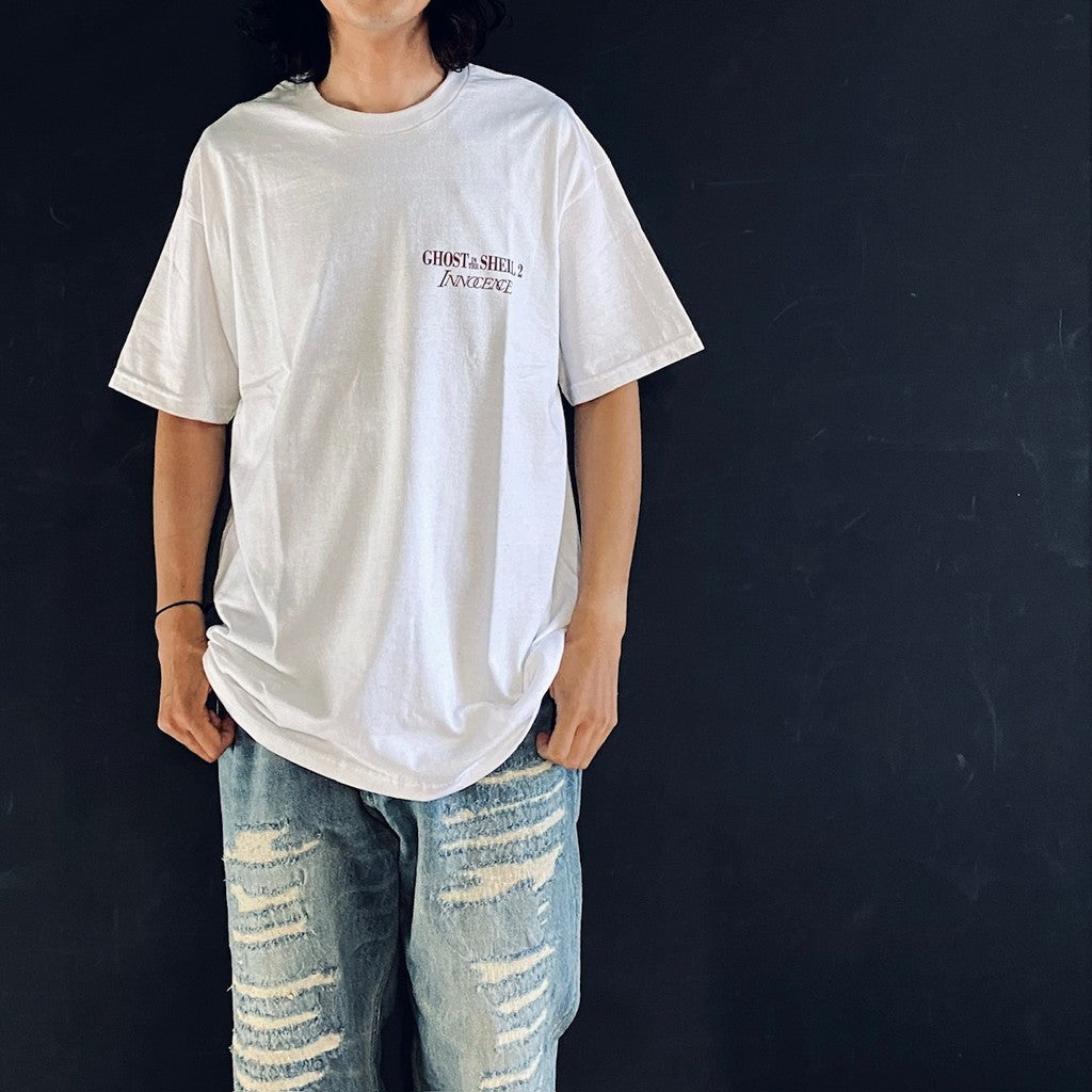 GHOST IN THE SHELL 2 INNOCENCE | CREW NECK T-SHIRT -TYPE 3- #WHITE [INNOCENCE-WM-TEE03]