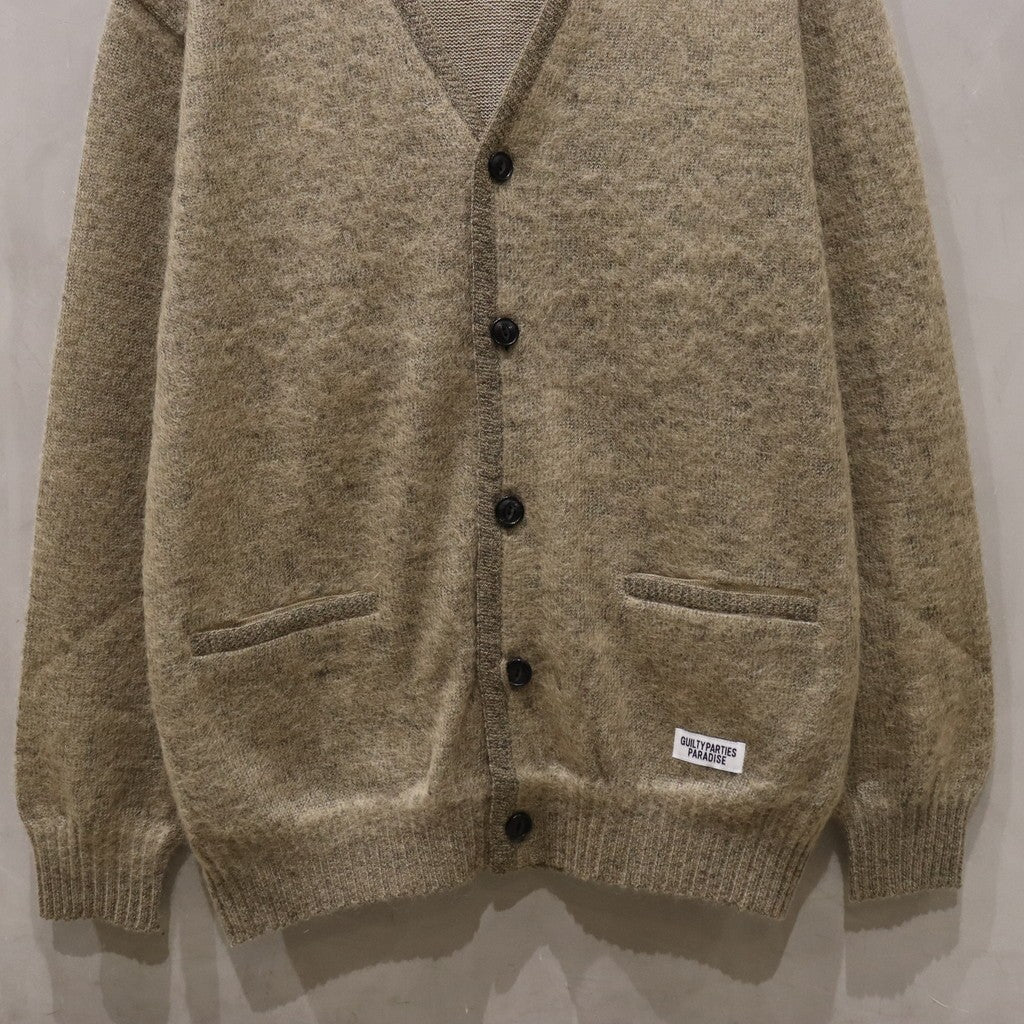 ワコマリア　モヘアカーディガン　ホワイト　Ｌサイズ WACKO MARIA(ワコマリア) / MOHAIR CARDIGAN | 公式通販・JACK in the NET