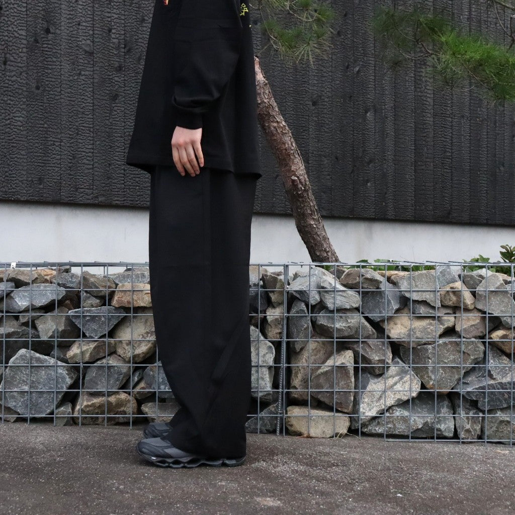 BAGGY SLACKS #Black [FW26-B11]