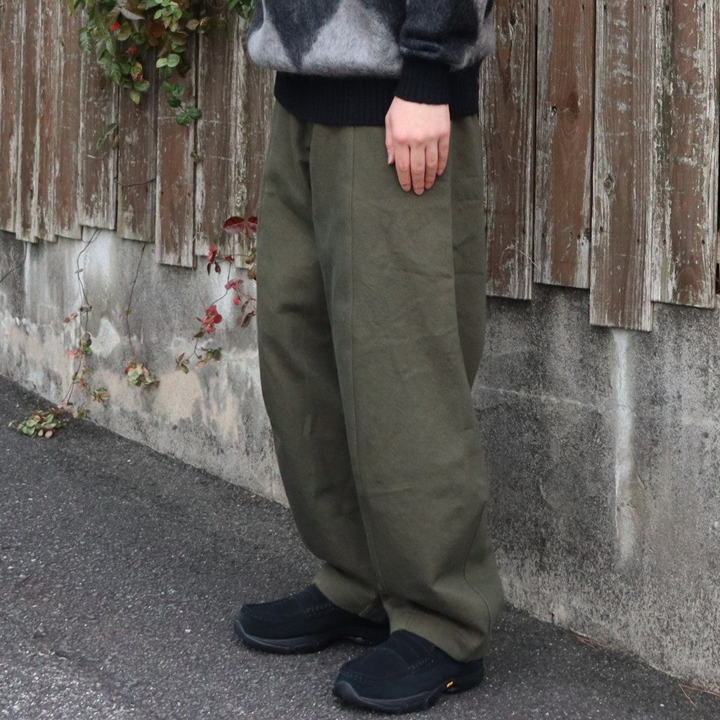 OVERDYE CURVE PANTS #D-GREEN [AY-1019]