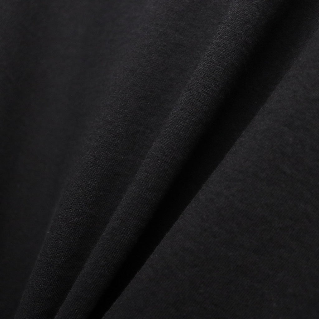 WASHED HEAVY WEIGHT CREW NECK T-SHIRT ( TYPE-2 ) #BLACK [26SS-WMT-WT03]