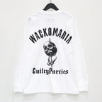 56 TATTOO STUDIO | WASHED HEAVY WEIGHT CREW NECK LONG SLEEVE T-SHIRT #WHITE [56TS-WM-LT03]