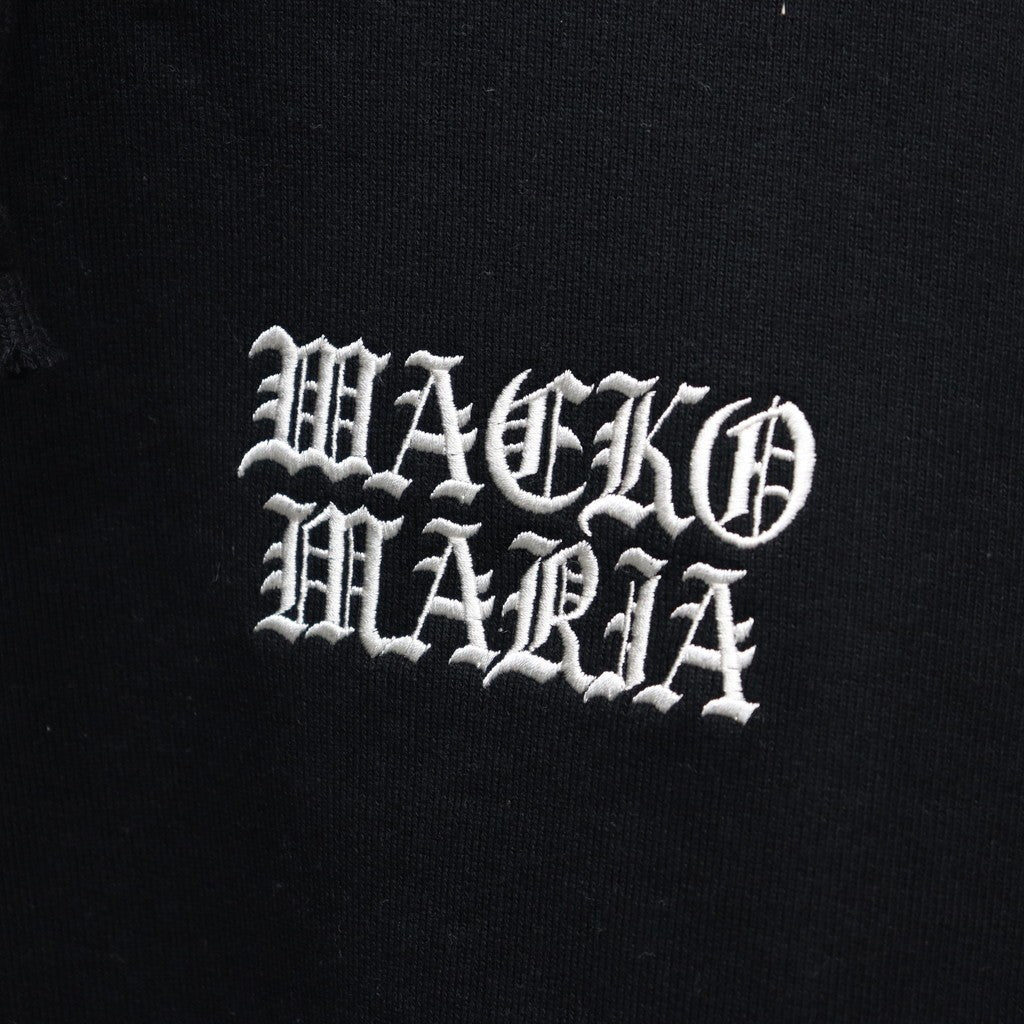 HEAVY WEIGHT PULLOVER HOODED SWEAT SHIRT ( TYPE-2 ) #BLACK [25FW-WMC-SS04]