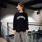 COLLEGE L/S T-SHIRT #Black [SS25-T03]