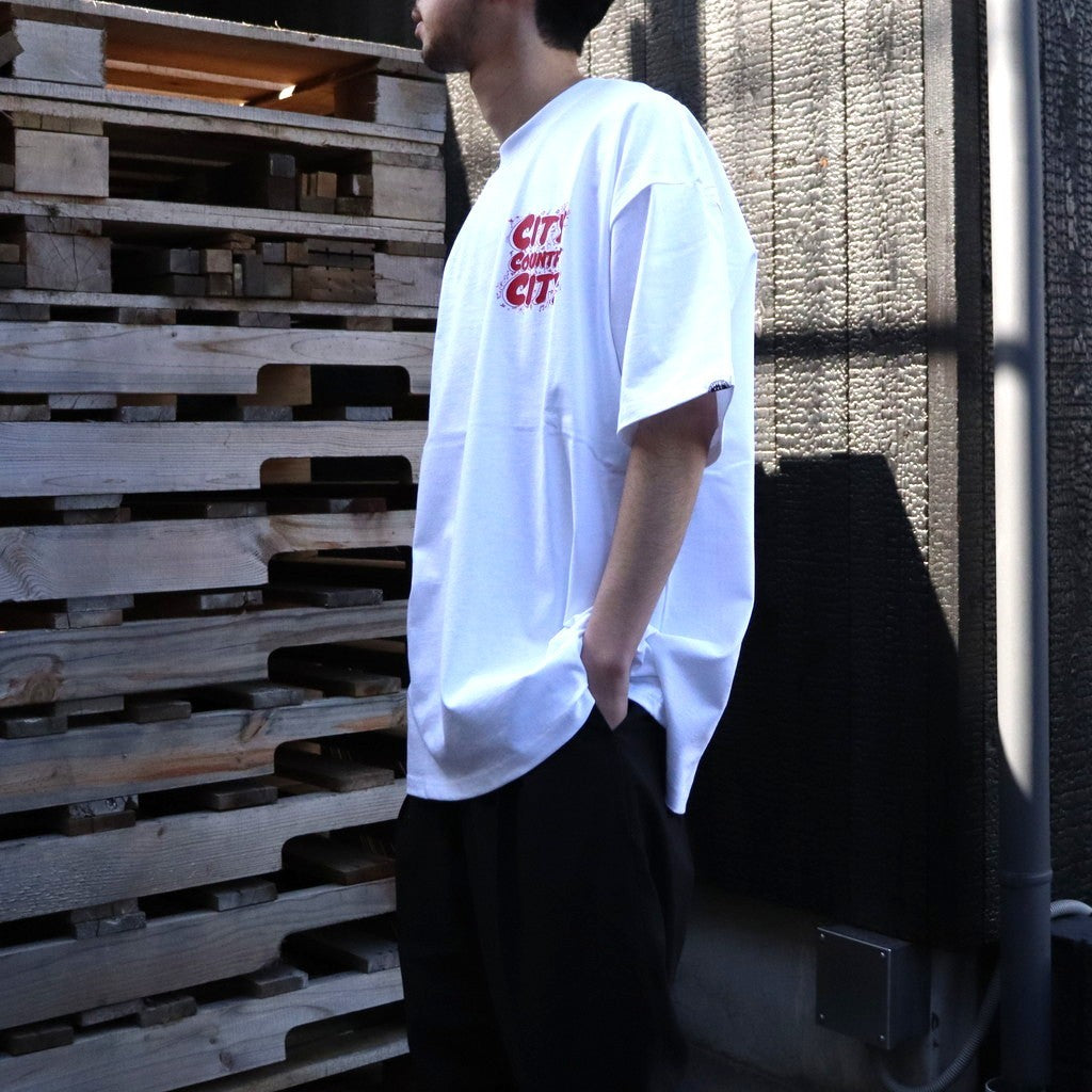 COTTON T-SHIRT_CCC DUB #WHITE [CCC-261T004]