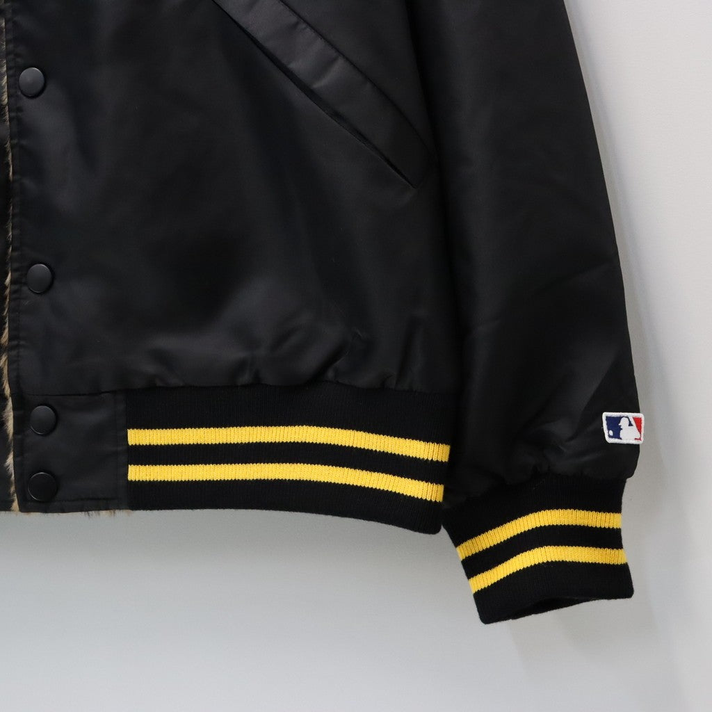 MLB | SD | REVERSIBLE VARSITY JACKET ( TYPE-3 ) #BLACK-BEIGE [MLB-WM-BL03]