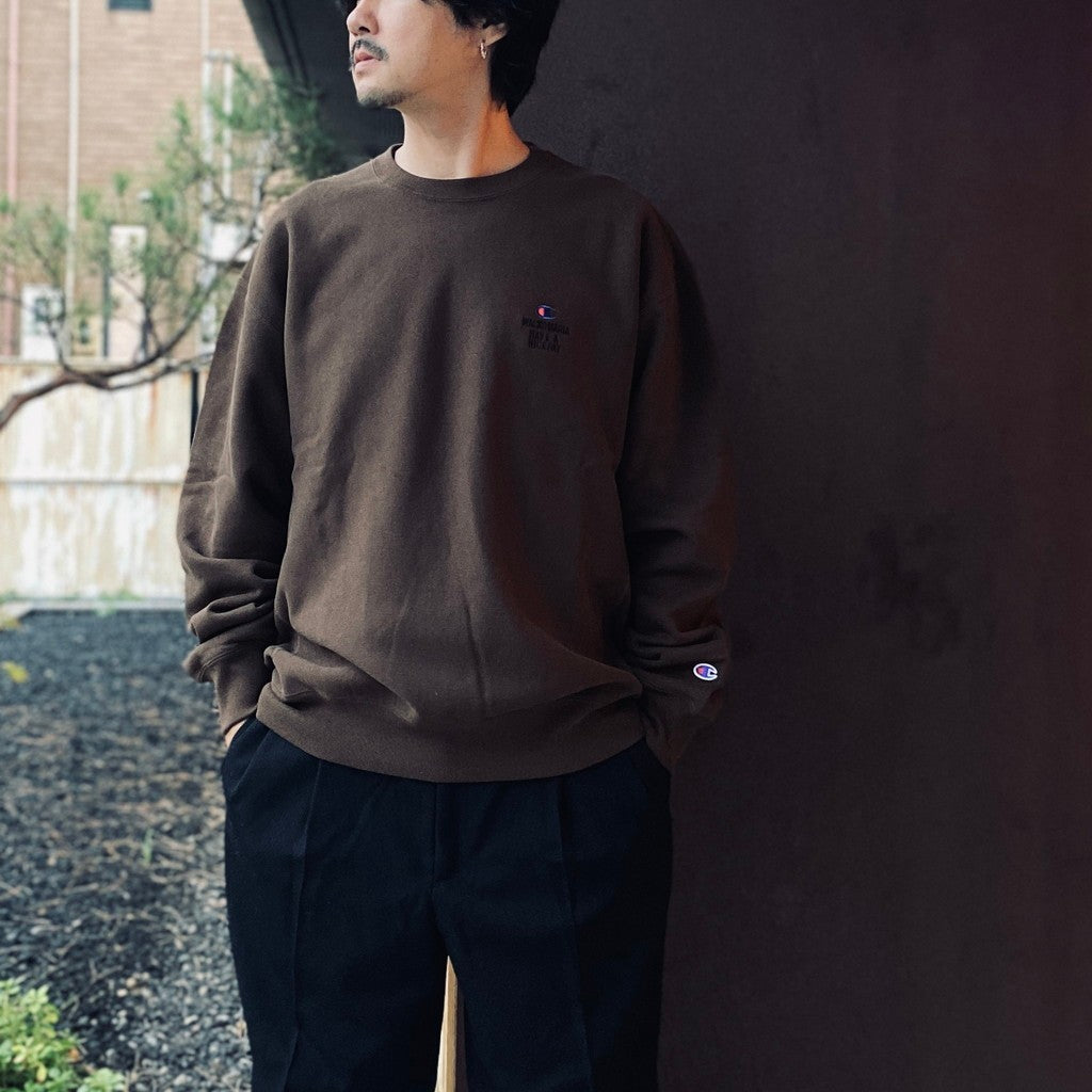CHAMPION | REVERSE WEAVE CREW NECK SWEAT SHIRT #URBANBROWN [26FW-WMC-CP04]