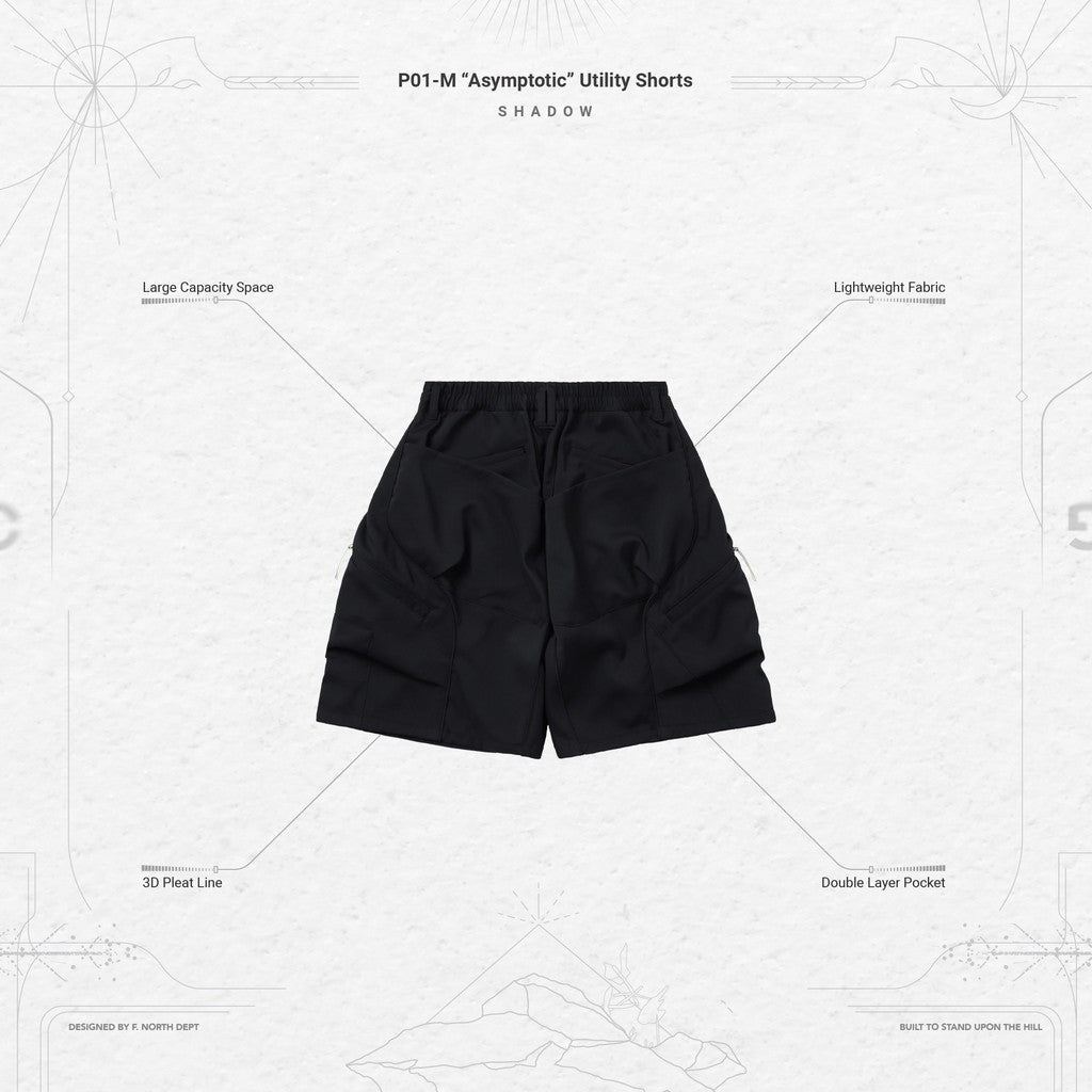 P01-M 「Asymptotic」 Utility Shorts #SHADOW [GOOPI-24SS-APR-01]