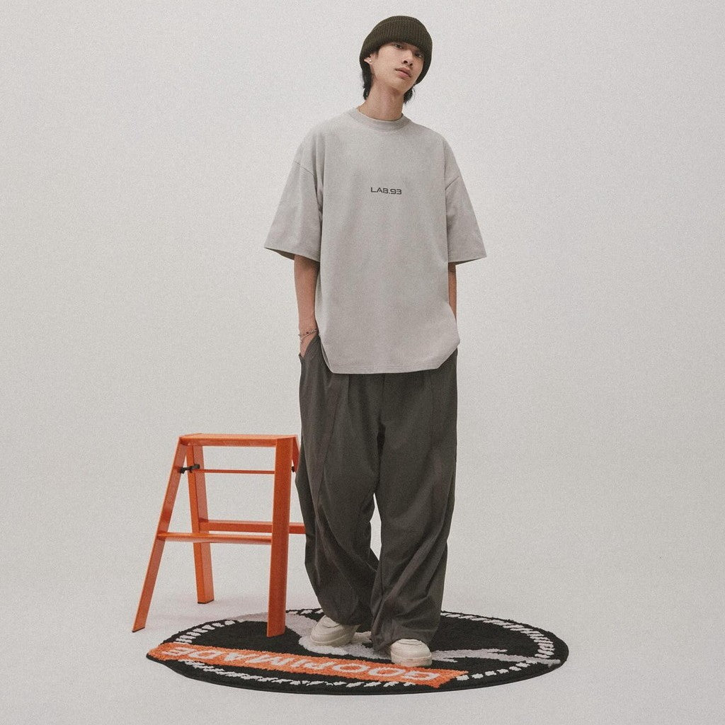 M001-G 「LAB-93」 Graphic Tee #BEIGE [GOOPI-24SS-APR-02]