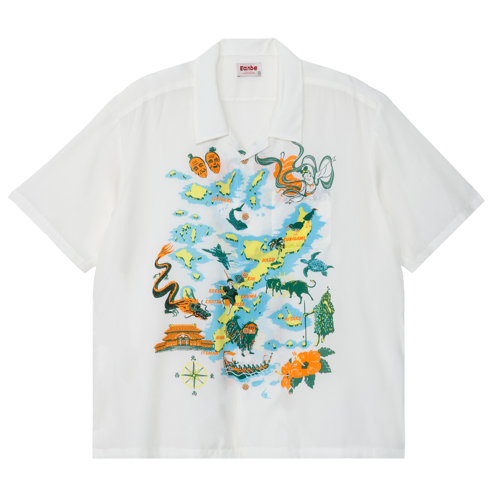 RYUKYU MAP #WHITE [SS25_SSA06-1]