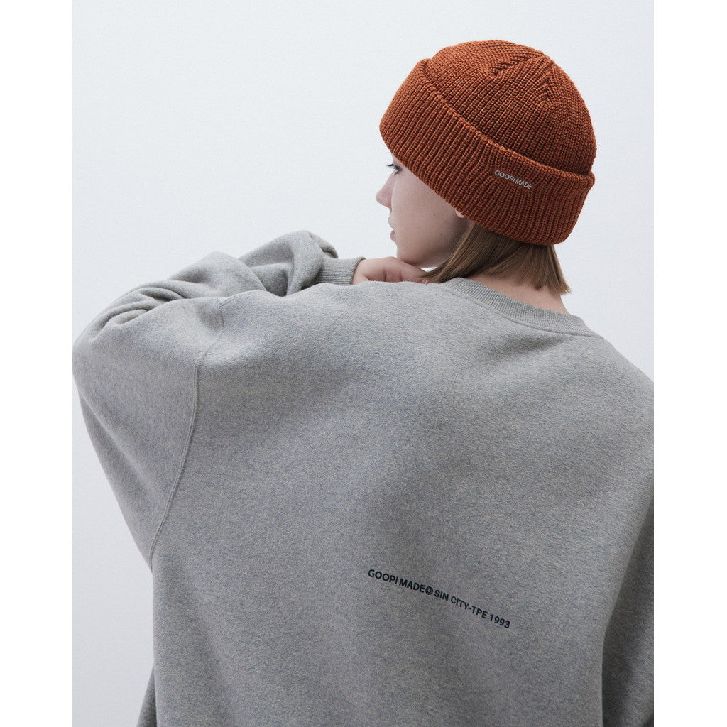 「RE-C01」Ryoiki Exp. 超大圓領毛衣 #M-GRAY [GOOPI-23AW-DEC-03]