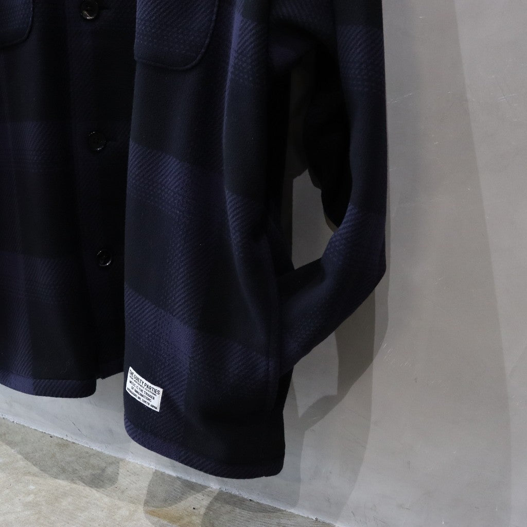 FLEECE SHIRT ( TYPE-1 ) #NAVY [24FW-WMO-BL24]