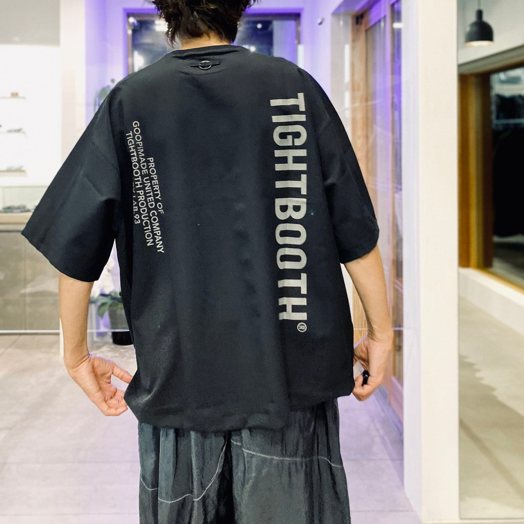 TIGHTBOOTH | 「GTB-07T」 Dual Arena Logo Tee #Black [GOOPI-25AW-OCT-01]