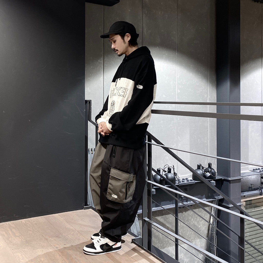 TBKB | FOCKER 連帽衫 #黑色/灰燼 [FW23-TBKB08]