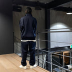 TECH SWEAT STAND ZIP-CARDIGAN #NAVY [BE-54024W]