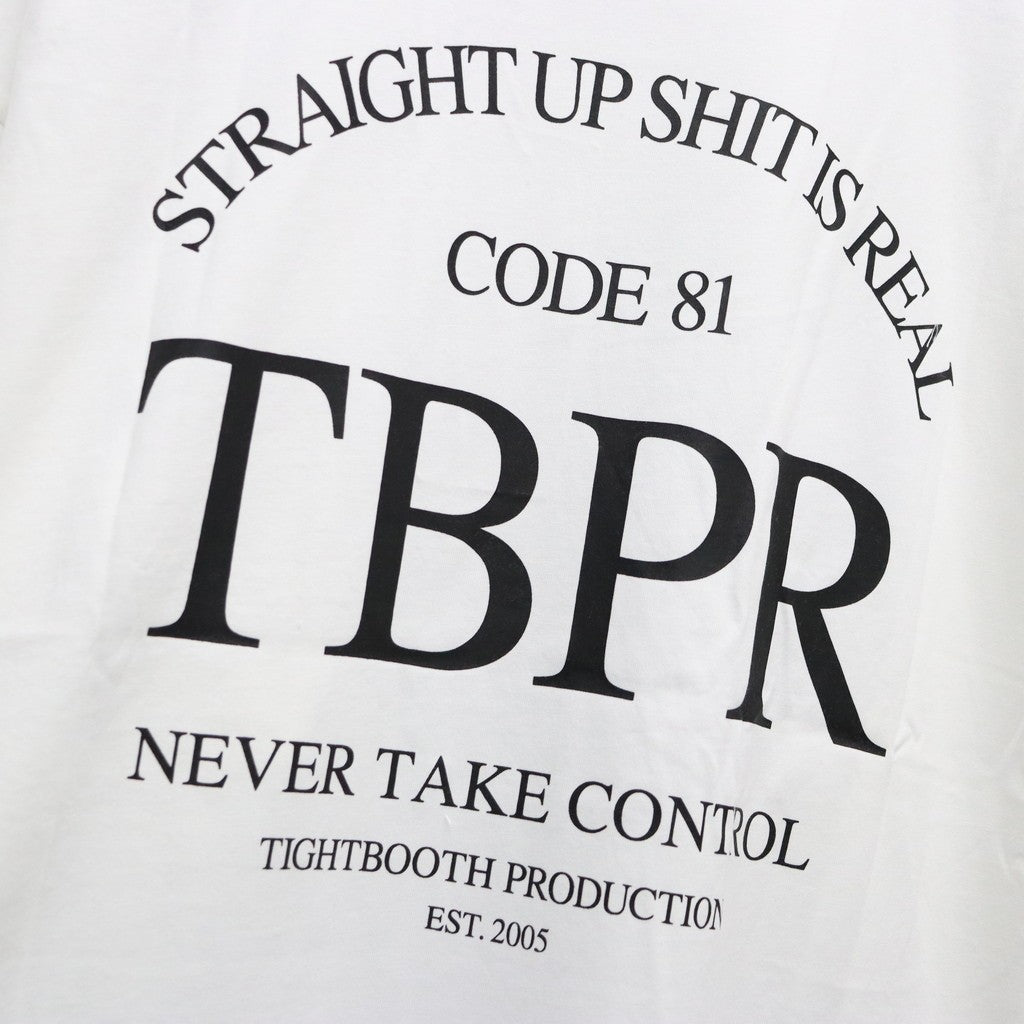 STRAIGHT UP S/S T-SHIRT #White [SS26-T04]
