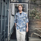 HAWAIIAN SHIRT S/S #BLUE [25SSE-WMS-HI04]