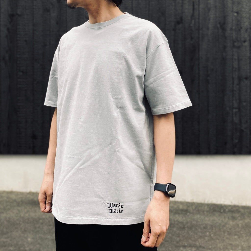 WASHED HEAVY WEIGHT CREW NECK T-SHIRT ( TYPE-1 ) #GRAY [26SS-WMT