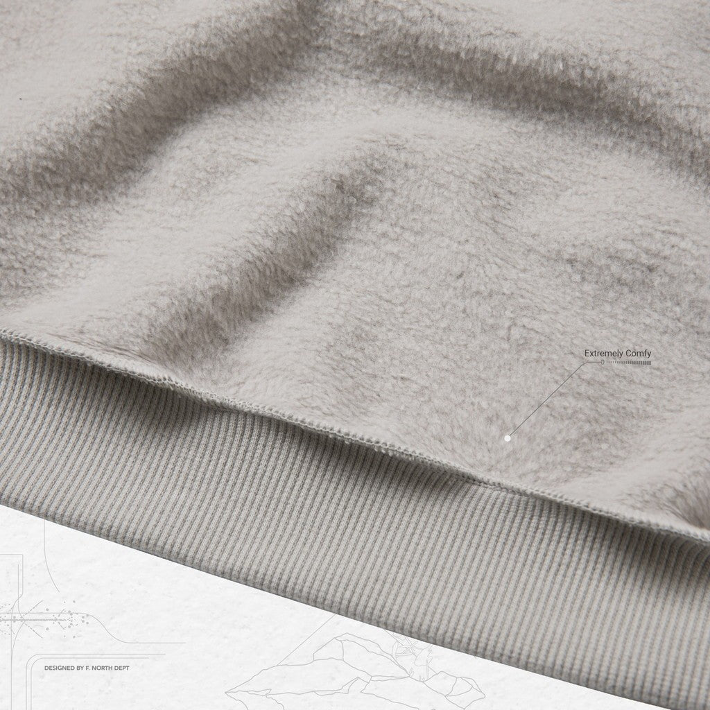 G7-H3 「Ｍantle」 Double-Layer Hoodie #L-GRAY [GOOPI-23AW-JAN-03]