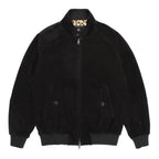 BARACUTA | G9 SUEDE LEATHER HARRINGTON JACKET #BLACK [25FW-WMO-BC01]