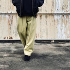 2TUCK WIDE PANTS（DENIM） #PISTACHIO [AY-1026B]