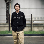 西部長袖襯衫 #黑色 [25FW-WMS-WS01]