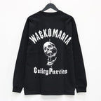 56 TATTOO STUDIO | WASHED HEAVY WEIGHT CREW NECK LONG SLEEVE T-SHIRT #BLACK [56TS-WM-LT03]