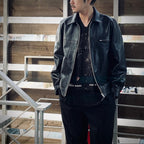 LEATHER JACKET #BLACK [25SS-WMO-BL01]